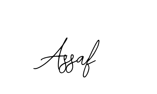 Use a signature maker to create a handwritten signature online. With this signature software, you can design (Bearetta-2O07w) your own signature for name Assaf. Assaf signature style 12 images and pictures png