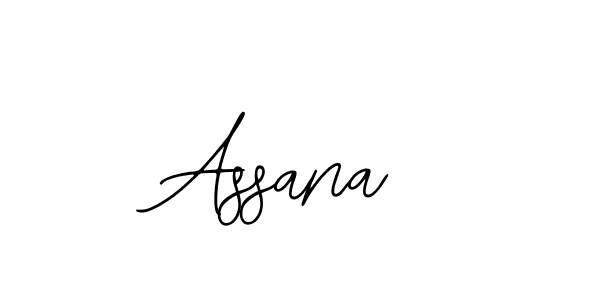 How to make Assana signature? Bearetta-2O07w is a professional autograph style. Create handwritten signature for Assana name. Assana signature style 12 images and pictures png