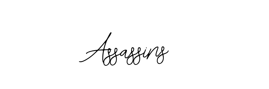 How to make Assassins signature? Bearetta-2O07w is a professional autograph style. Create handwritten signature for Assassins name. Assassins signature style 12 images and pictures png
