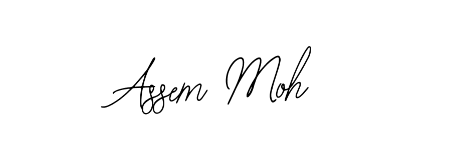 Make a beautiful signature design for name Assem Moh. Use this online signature maker to create a handwritten signature for free. Assem Moh signature style 12 images and pictures png
