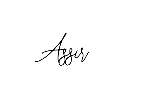 Design your own signature with our free online signature maker. With this signature software, you can create a handwritten (Bearetta-2O07w) signature for name Assir. Assir signature style 12 images and pictures png