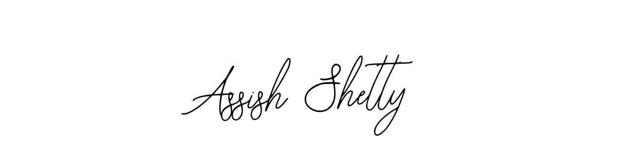 How to make Assish Shetty signature? Bearetta-2O07w is a professional autograph style. Create handwritten signature for Assish Shetty name. Assish Shetty signature style 12 images and pictures png