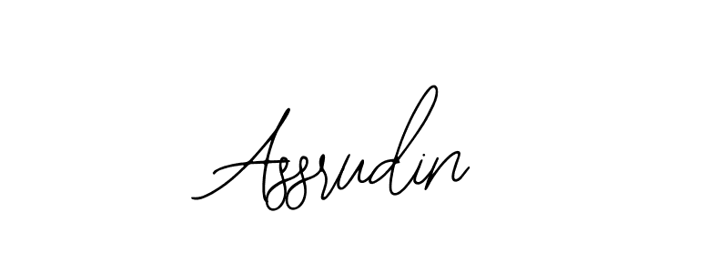 How to make Assrudin signature? Bearetta-2O07w is a professional autograph style. Create handwritten signature for Assrudin name. Assrudin signature style 12 images and pictures png