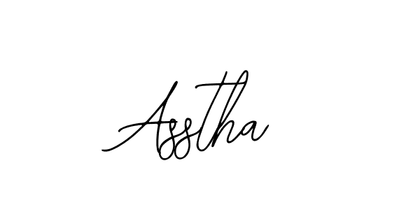 You should practise on your own different ways (Bearetta-2O07w) to write your name (Asstha) in signature. don't let someone else do it for you. Asstha signature style 12 images and pictures png