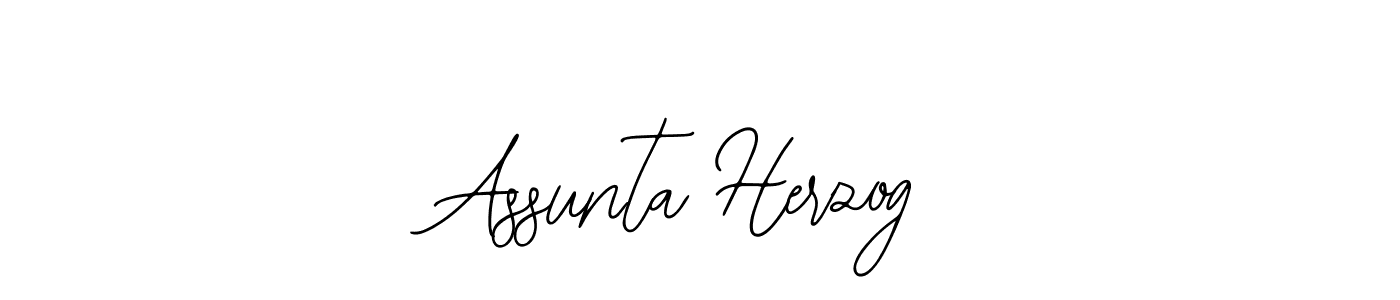 How to make Assunta Herzog signature? Bearetta-2O07w is a professional autograph style. Create handwritten signature for Assunta Herzog name. Assunta Herzog signature style 12 images and pictures png