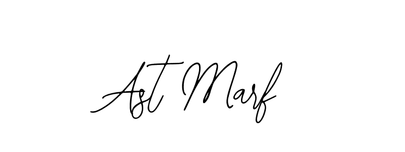 Design your own signature with our free online signature maker. With this signature software, you can create a handwritten (Bearetta-2O07w) signature for name Ast Marf. Ast Marf signature style 12 images and pictures png