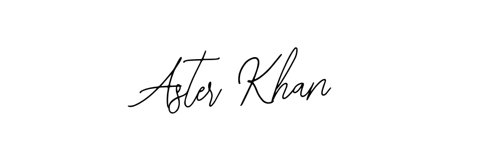 How to make Aster Khan signature? Bearetta-2O07w is a professional autograph style. Create handwritten signature for Aster Khan name. Aster Khan signature style 12 images and pictures png