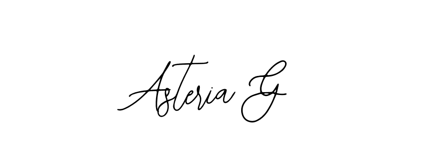 Similarly Bearetta-2O07w is the best handwritten signature design. Signature creator online .You can use it as an online autograph creator for name Asteria G. Asteria G signature style 12 images and pictures png