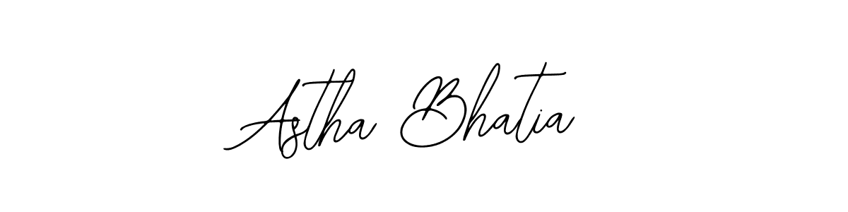 Bearetta-2O07w is a professional signature style that is perfect for those who want to add a touch of class to their signature. It is also a great choice for those who want to make their signature more unique. Get Astha Bhatia name to fancy signature for free. Astha Bhatia signature style 12 images and pictures png