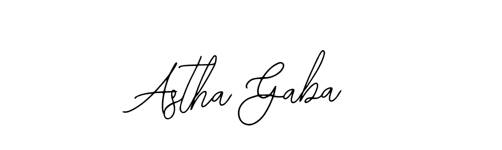 Make a beautiful signature design for name Astha Gaba. With this signature (Bearetta-2O07w) style, you can create a handwritten signature for free. Astha Gaba signature style 12 images and pictures png