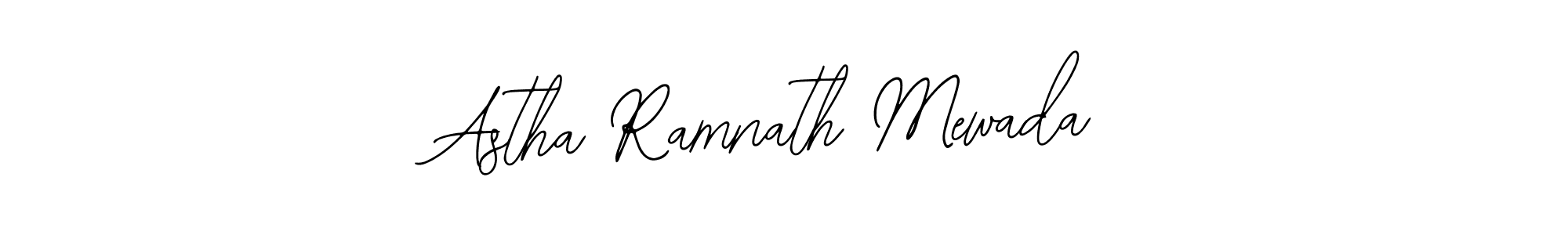 Create a beautiful signature design for name Astha Ramnath Mewada. With this signature (Bearetta-2O07w) fonts, you can make a handwritten signature for free. Astha Ramnath Mewada signature style 12 images and pictures png