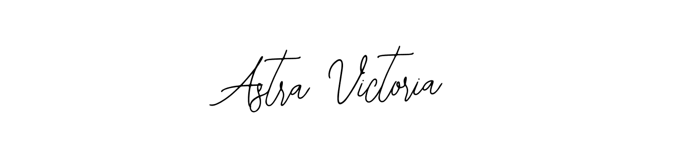 How to make Astra Victoria name signature. Use Bearetta-2O07w style for creating short signs online. This is the latest handwritten sign. Astra Victoria signature style 12 images and pictures png