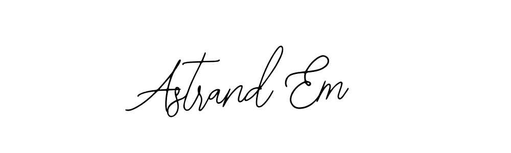How to make Astrand Em signature? Bearetta-2O07w is a professional autograph style. Create handwritten signature for Astrand Em name. Astrand Em signature style 12 images and pictures png