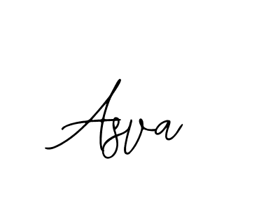 How to make Asva name signature. Use Bearetta-2O07w style for creating short signs online. This is the latest handwritten sign. Asva signature style 12 images and pictures png