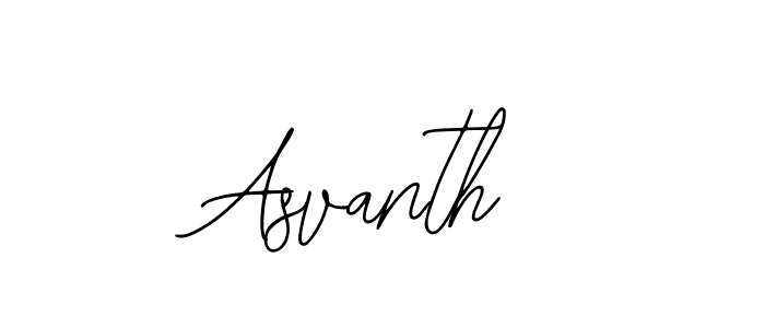 Design your own signature with our free online signature maker. With this signature software, you can create a handwritten (Bearetta-2O07w) signature for name Asvanth. Asvanth signature style 12 images and pictures png