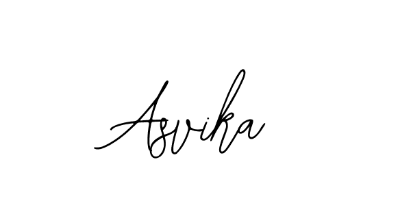 The best way (Bearetta-2O07w) to make a short signature is to pick only two or three words in your name. The name Asvika include a total of six letters. For converting this name. Asvika signature style 12 images and pictures png