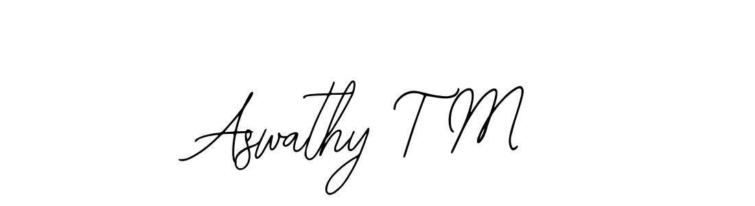 Make a beautiful signature design for name Aswathy T M. Use this online signature maker to create a handwritten signature for free. Aswathy T M signature style 12 images and pictures png