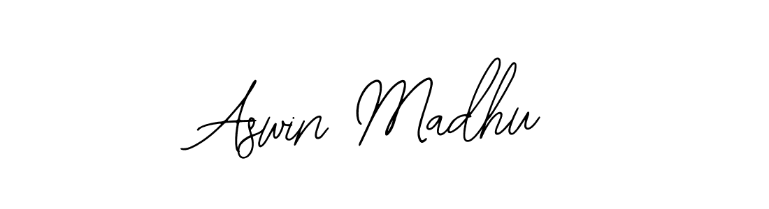 You should practise on your own different ways (Bearetta-2O07w) to write your name (Aswin Madhu) in signature. don't let someone else do it for you. Aswin Madhu signature style 12 images and pictures png
