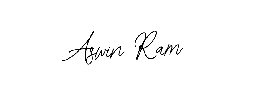 Use a signature maker to create a handwritten signature online. With this signature software, you can design (Bearetta-2O07w) your own signature for name Aswin Ram. Aswin Ram signature style 12 images and pictures png