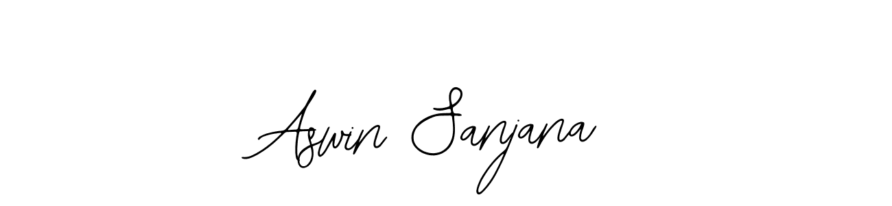 Use a signature maker to create a handwritten signature online. With this signature software, you can design (Bearetta-2O07w) your own signature for name Aswin Sanjana. Aswin Sanjana signature style 12 images and pictures png