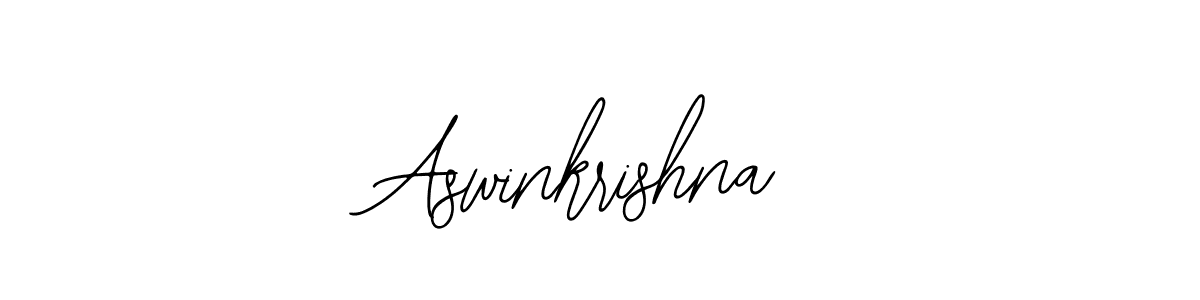 How to make Aswinkrishna name signature. Use Bearetta-2O07w style for creating short signs online. This is the latest handwritten sign. Aswinkrishna signature style 12 images and pictures png