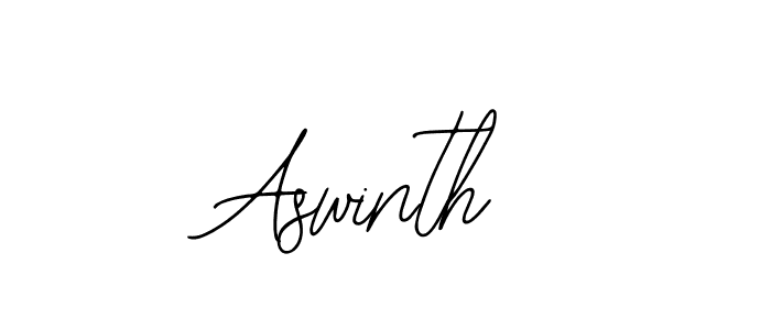 Design your own signature with our free online signature maker. With this signature software, you can create a handwritten (Bearetta-2O07w) signature for name Aswinth. Aswinth signature style 12 images and pictures png