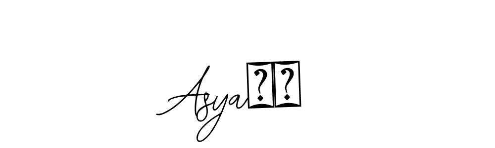 Once you've used our free online signature maker to create your best signature Bearetta-2O07w style, it's time to enjoy all of the benefits that Asya❤️ name signing documents. Asya❤️ signature style 12 images and pictures png