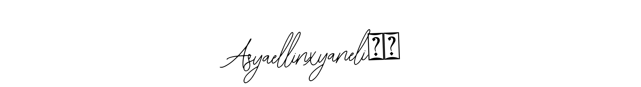 How to Draw Asyaellinxyaneli♥️ signature style? Bearetta-2O07w is a latest design signature styles for name Asyaellinxyaneli♥️. Asyaellinxyaneli♥️ signature style 12 images and pictures png