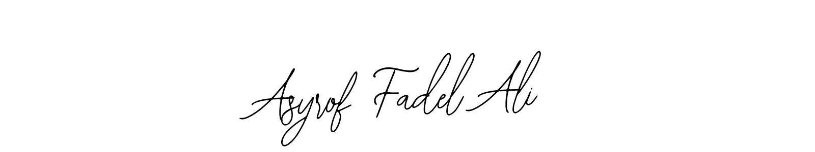 Design your own signature with our free online signature maker. With this signature software, you can create a handwritten (Bearetta-2O07w) signature for name Asyrof Fadel Ali. Asyrof Fadel Ali signature style 12 images and pictures png