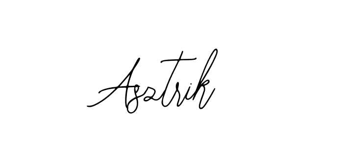 You should practise on your own different ways (Bearetta-2O07w) to write your name (Asztrik) in signature. don't let someone else do it for you. Asztrik signature style 12 images and pictures png
