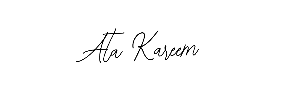 Ata Kareem stylish signature style. Best Handwritten Sign (Bearetta-2O07w) for my name. Handwritten Signature Collection Ideas for my name Ata Kareem. Ata Kareem signature style 12 images and pictures png