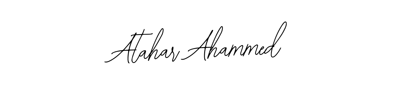 Also we have Atahar Ahammed name is the best signature style. Create professional handwritten signature collection using Bearetta-2O07w autograph style. Atahar Ahammed signature style 12 images and pictures png