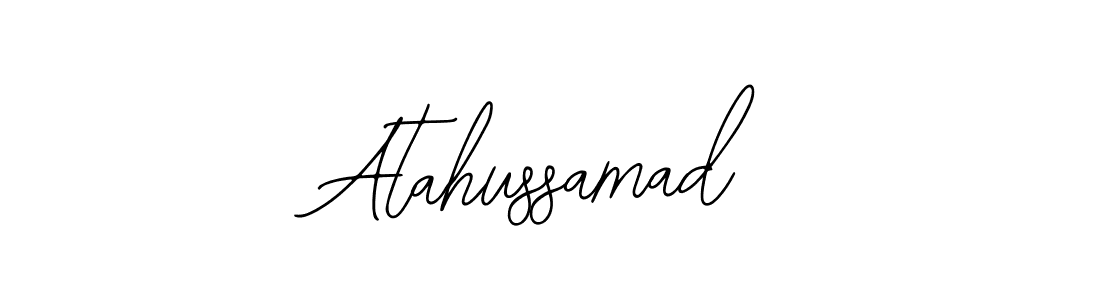 Similarly Bearetta-2O07w is the best handwritten signature design. Signature creator online .You can use it as an online autograph creator for name Atahussamad. Atahussamad signature style 12 images and pictures png