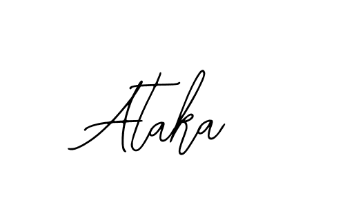 How to Draw Ataka signature style? Bearetta-2O07w is a latest design signature styles for name Ataka. Ataka signature style 12 images and pictures png