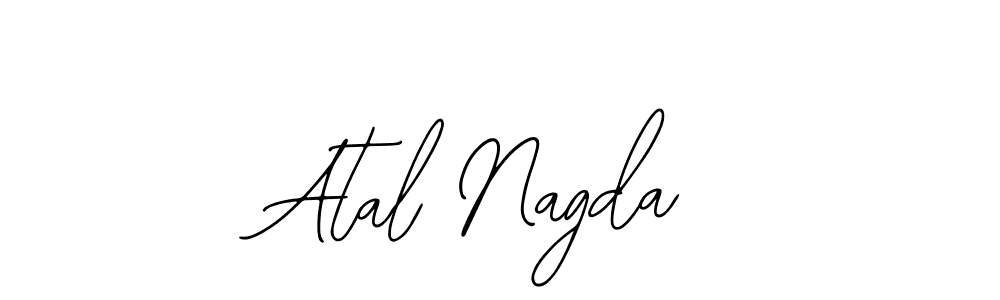 How to make Atal Nagda name signature. Use Bearetta-2O07w style for creating short signs online. This is the latest handwritten sign. Atal Nagda signature style 12 images and pictures png