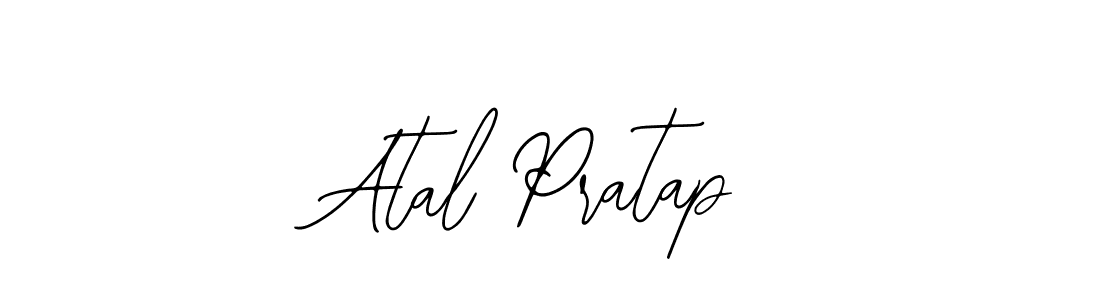 The best way (Bearetta-2O07w) to make a short signature is to pick only two or three words in your name. The name Atal Pratap include a total of six letters. For converting this name. Atal Pratap signature style 12 images and pictures png