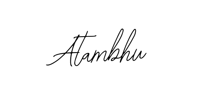 How to make Atambhu signature? Bearetta-2O07w is a professional autograph style. Create handwritten signature for Atambhu name. Atambhu signature style 12 images and pictures png