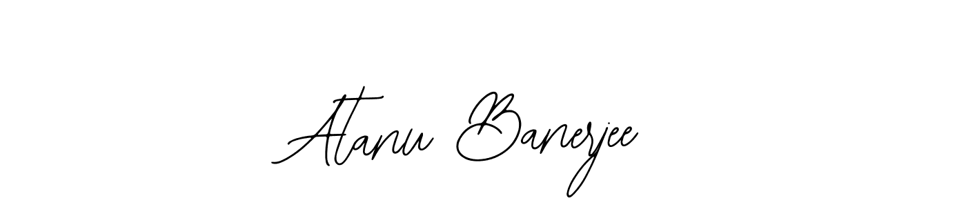 How to make Atanu Banerjee signature? Bearetta-2O07w is a professional autograph style. Create handwritten signature for Atanu Banerjee name. Atanu Banerjee signature style 12 images and pictures png