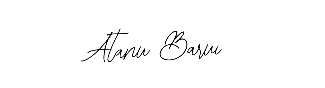 How to make Atanu Barui name signature. Use Bearetta-2O07w style for creating short signs online. This is the latest handwritten sign. Atanu Barui signature style 12 images and pictures png