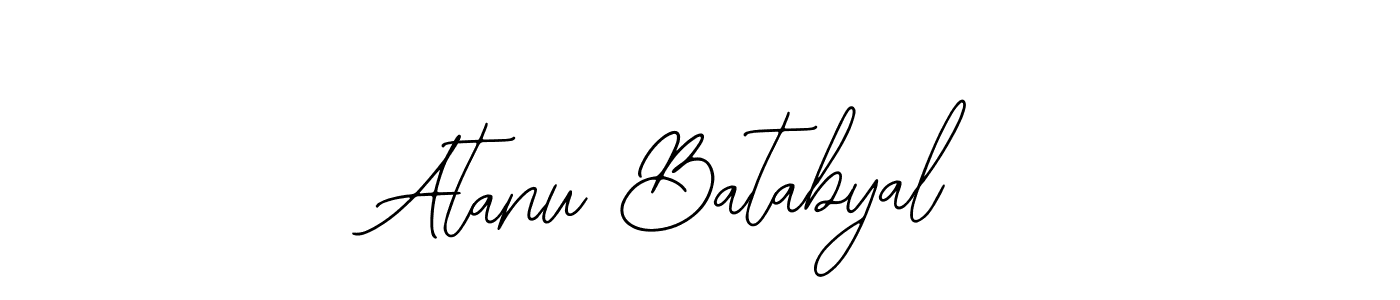 Make a beautiful signature design for name Atanu Batabyal. Use this online signature maker to create a handwritten signature for free. Atanu Batabyal signature style 12 images and pictures png