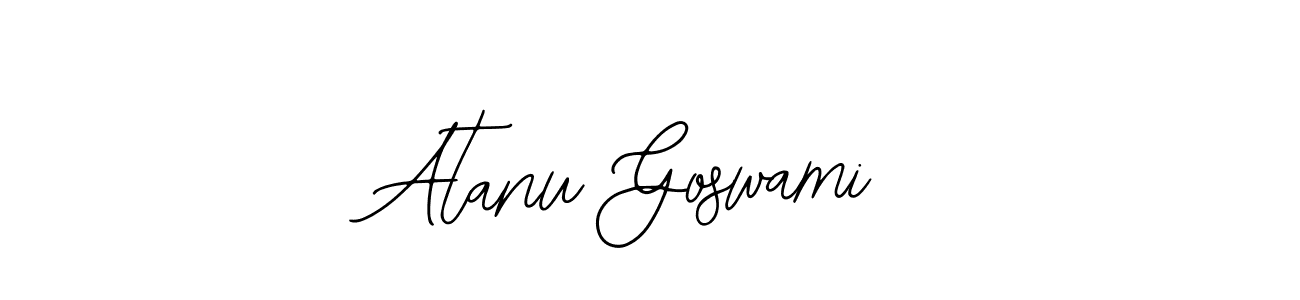 Use a signature maker to create a handwritten signature online. With this signature software, you can design (Bearetta-2O07w) your own signature for name Atanu Goswami. Atanu Goswami signature style 12 images and pictures png