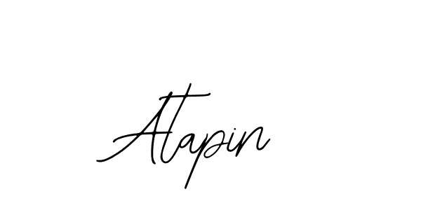 How to make Atapin signature? Bearetta-2O07w is a professional autograph style. Create handwritten signature for Atapin name. Atapin signature style 12 images and pictures png