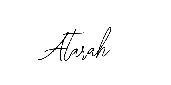 Design your own signature with our free online signature maker. With this signature software, you can create a handwritten (Bearetta-2O07w) signature for name Atarah. Atarah signature style 12 images and pictures png