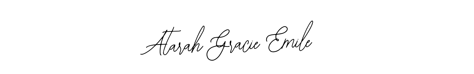 Make a beautiful signature design for name Atarah Gracie Emile. Use this online signature maker to create a handwritten signature for free. Atarah Gracie Emile signature style 12 images and pictures png