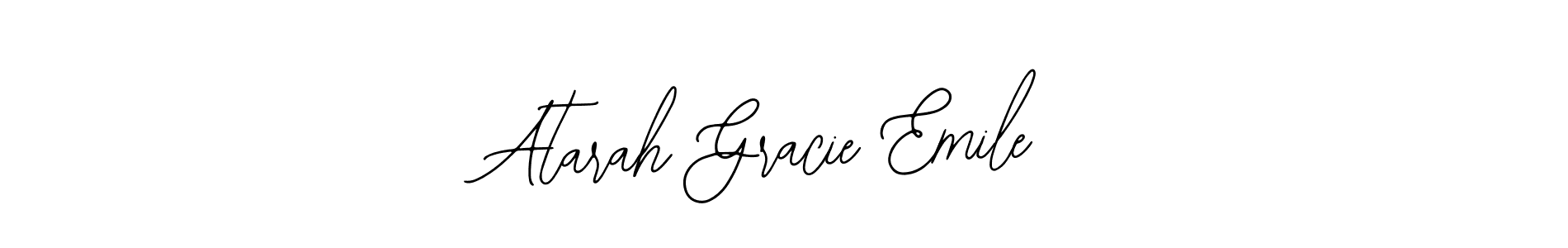 Design your own signature with our free online signature maker. With this signature software, you can create a handwritten (Bearetta-2O07w) signature for name Atarah Gracie Emile. Atarah Gracie Emile signature style 12 images and pictures png