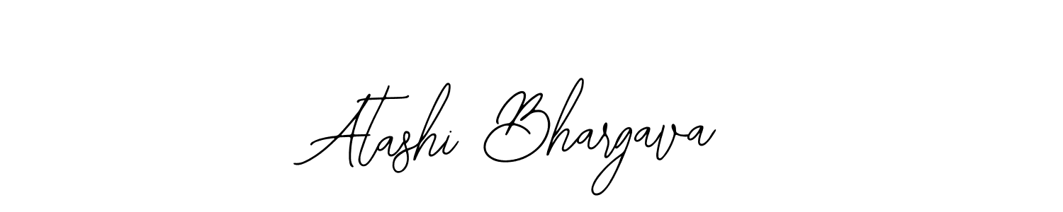 How to Draw Atashi Bhargava signature style? Bearetta-2O07w is a latest design signature styles for name Atashi Bhargava. Atashi Bhargava signature style 12 images and pictures png