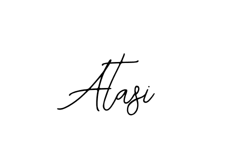 How to make Atasi name signature. Use Bearetta-2O07w style for creating short signs online. This is the latest handwritten sign. Atasi signature style 12 images and pictures png