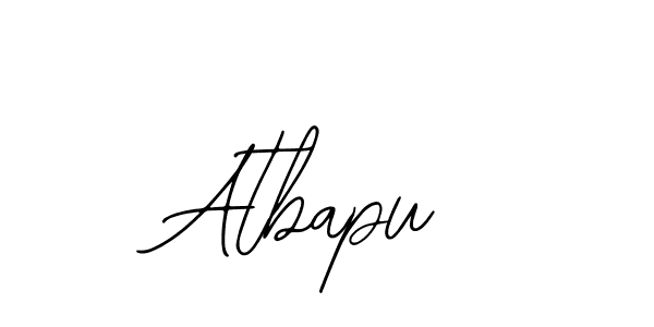 Also You can easily find your signature by using the search form. We will create Atbapu name handwritten signature images for you free of cost using Bearetta-2O07w sign style. Atbapu signature style 12 images and pictures png