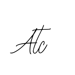 if you are searching for the best signature style for your name Atc. so please give up your signature search. here we have designed multiple signature styles  using Bearetta-2O07w. Atc signature style 12 images and pictures png