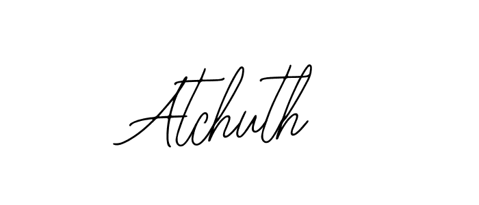Design your own signature with our free online signature maker. With this signature software, you can create a handwritten (Bearetta-2O07w) signature for name Atchuth. Atchuth signature style 12 images and pictures png